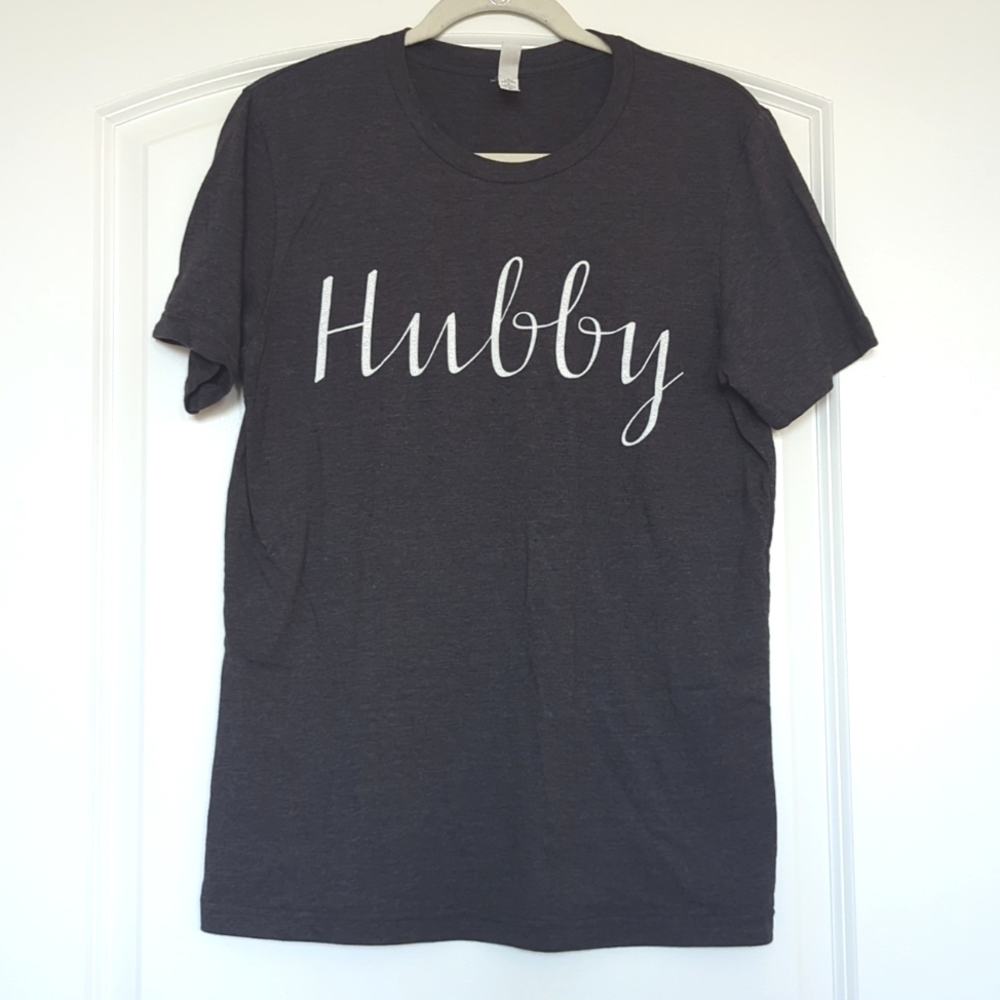 Hubby T-shirt in heather grey